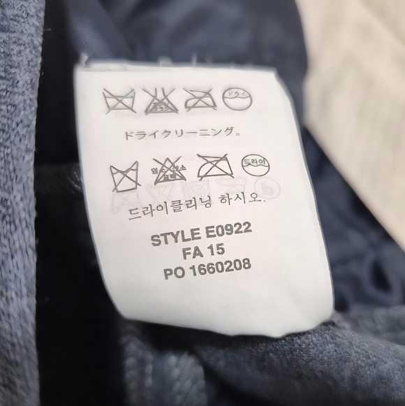 J Crew Blue Flat Front Wool Blend Kickout Pants Size 2 - Picture 6 of 8